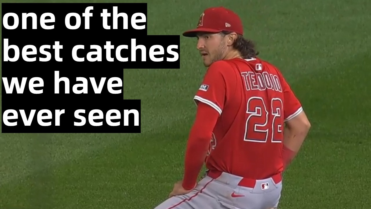 We just saw an outfielder catch a ball that had a 1% catch probability<br><br>