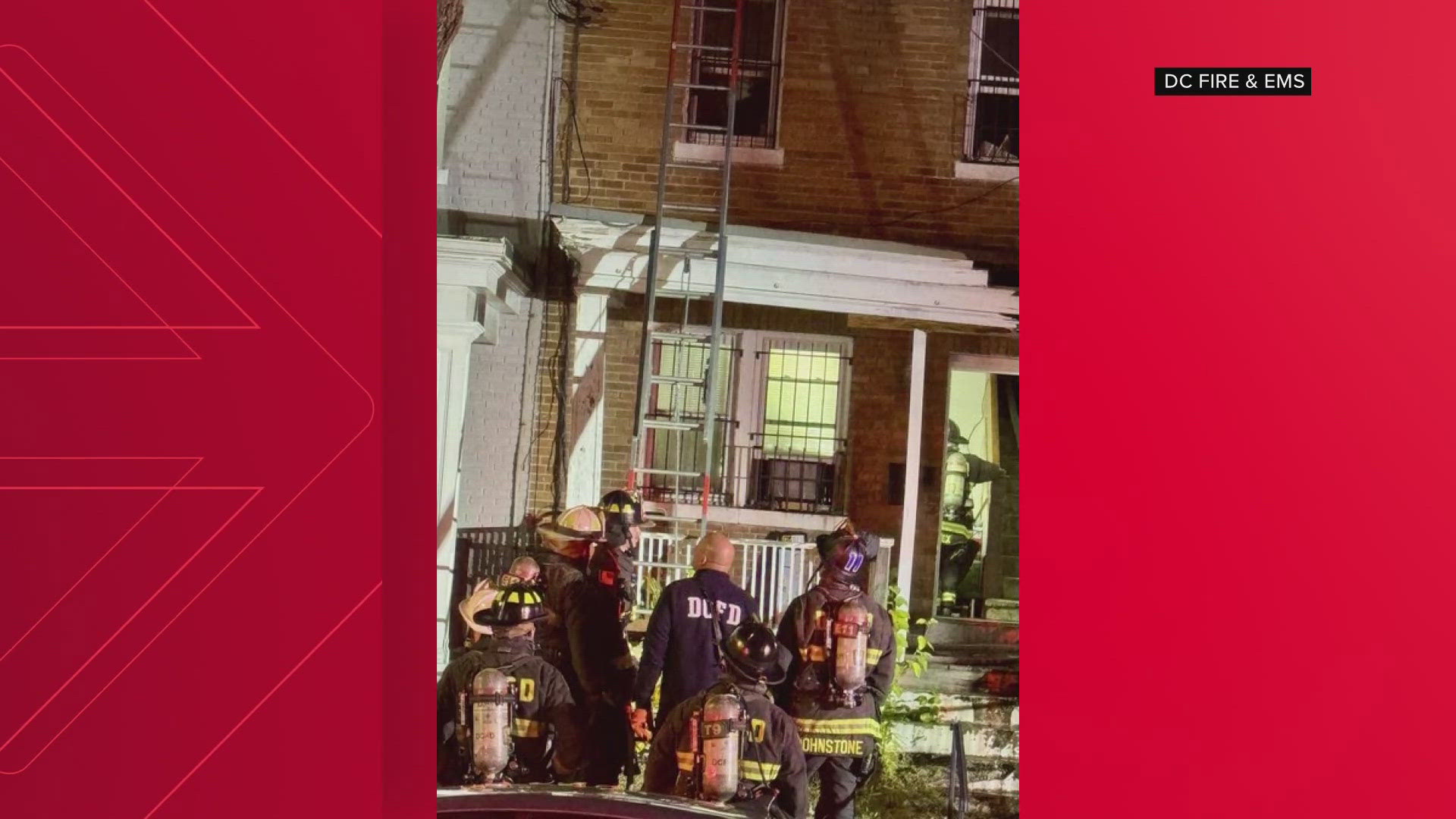 Fire in Northwest DC displaces 4 people