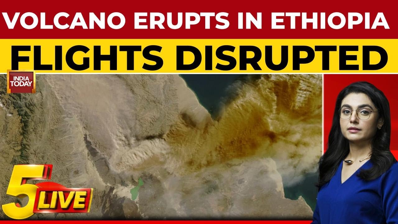 Ethiopian volcano erupts after 12,000 years, ash cloud disrupts flights ...