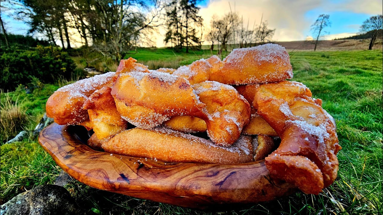 Camping churros so good they almost distract you from the view