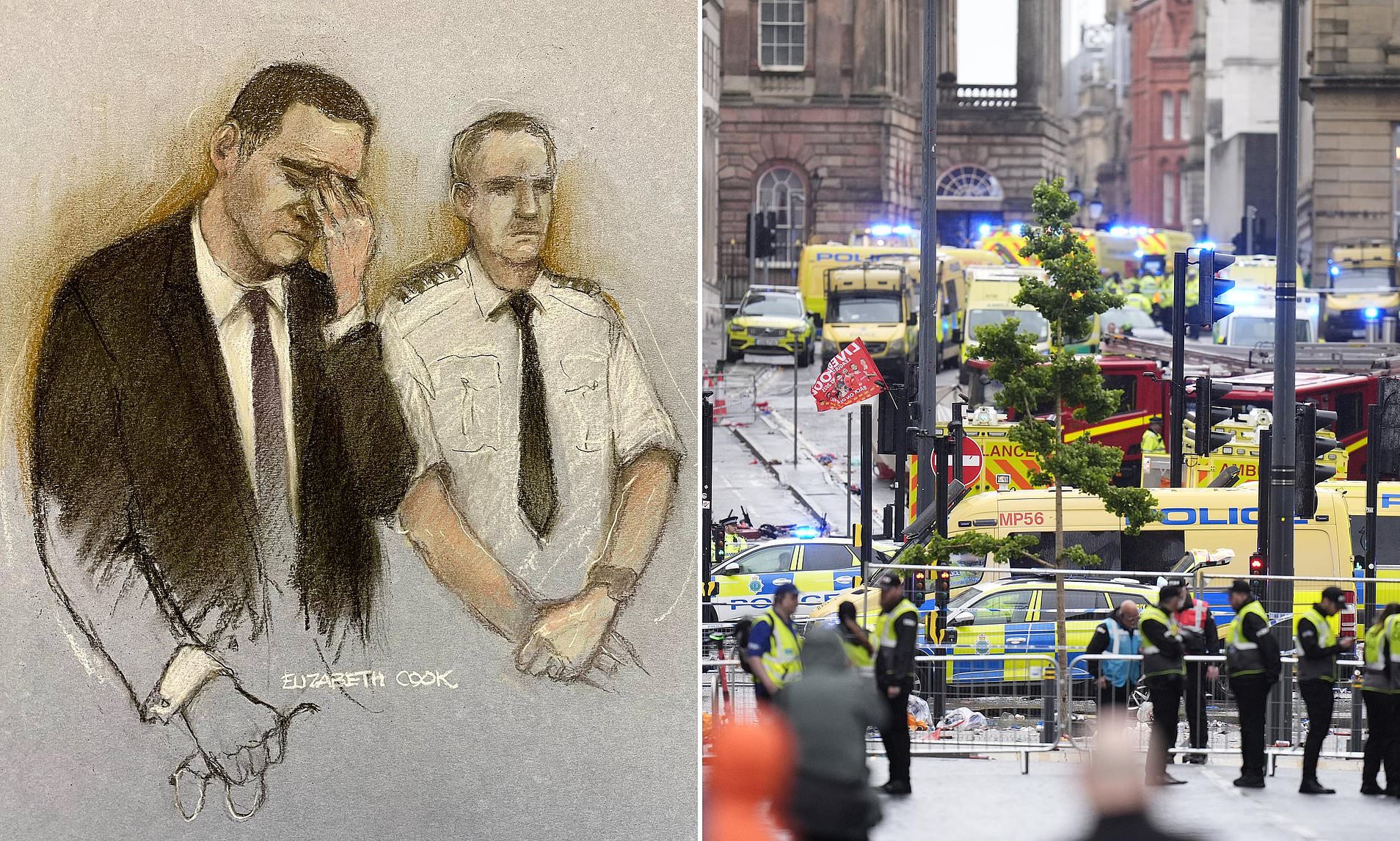 Liverpool parade 'attacker' goes on trial accused of driving his car ...