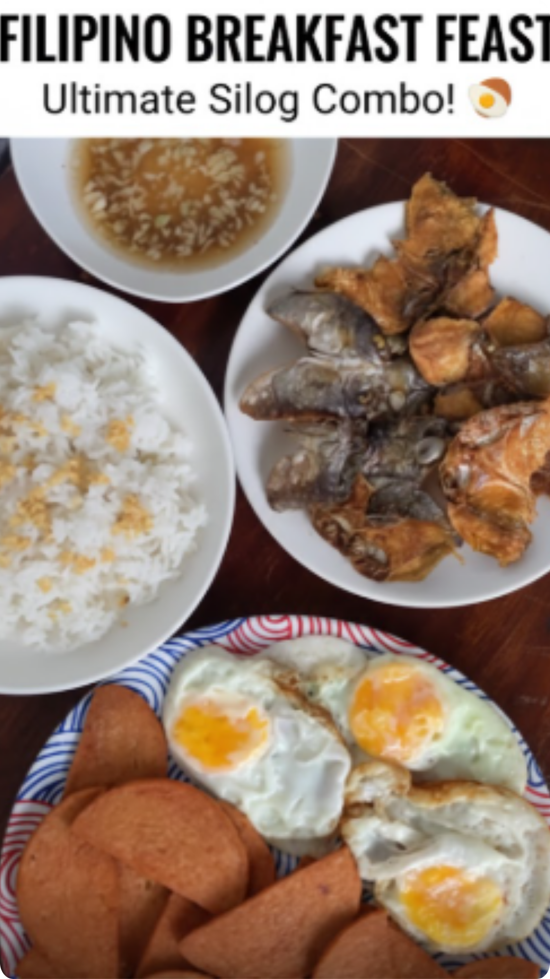 Ultimate Pinoy Breakfast — Danggit, Spam, and Garlic Fried Rice Delight!