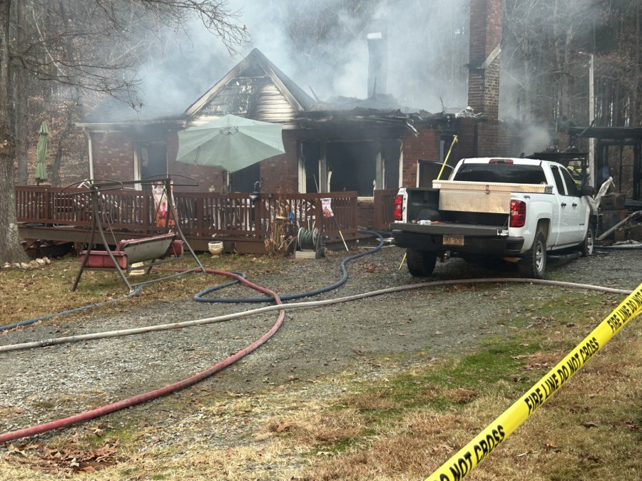 Photo: Fire severely damages home in Lexington