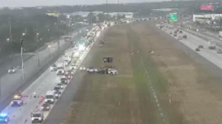 Woman hit, killed by car while walking on I-4 in Polk County