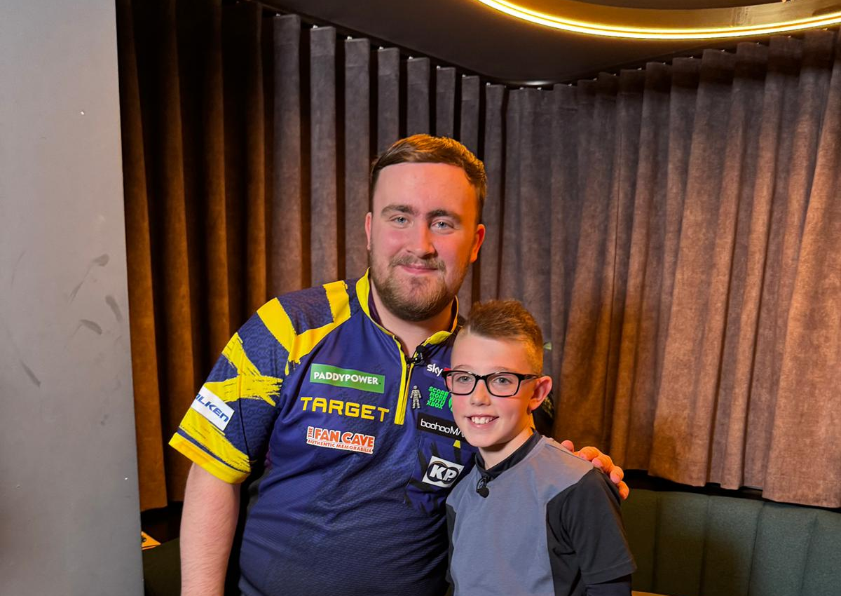 Luke Littler inspired by young fan who turned to darts during ...