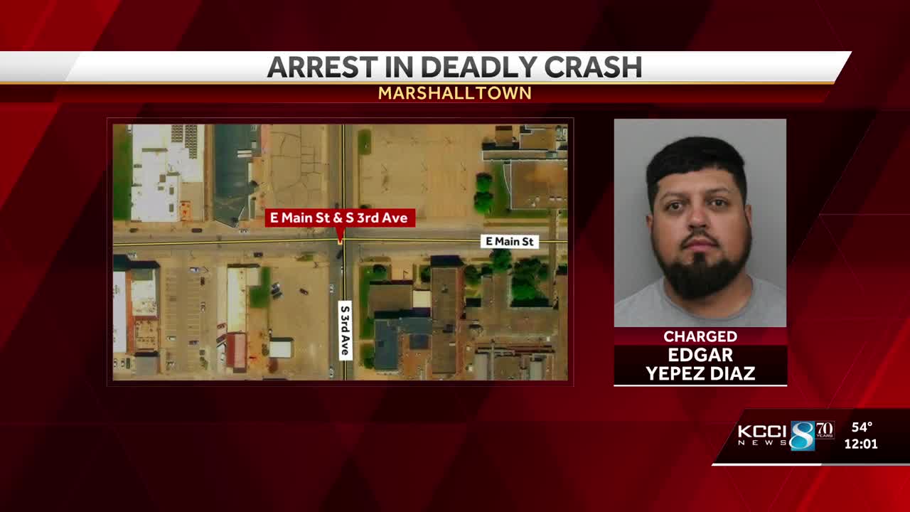 Marshalltown man charged with vehicular homicide after deadly hit-and-run