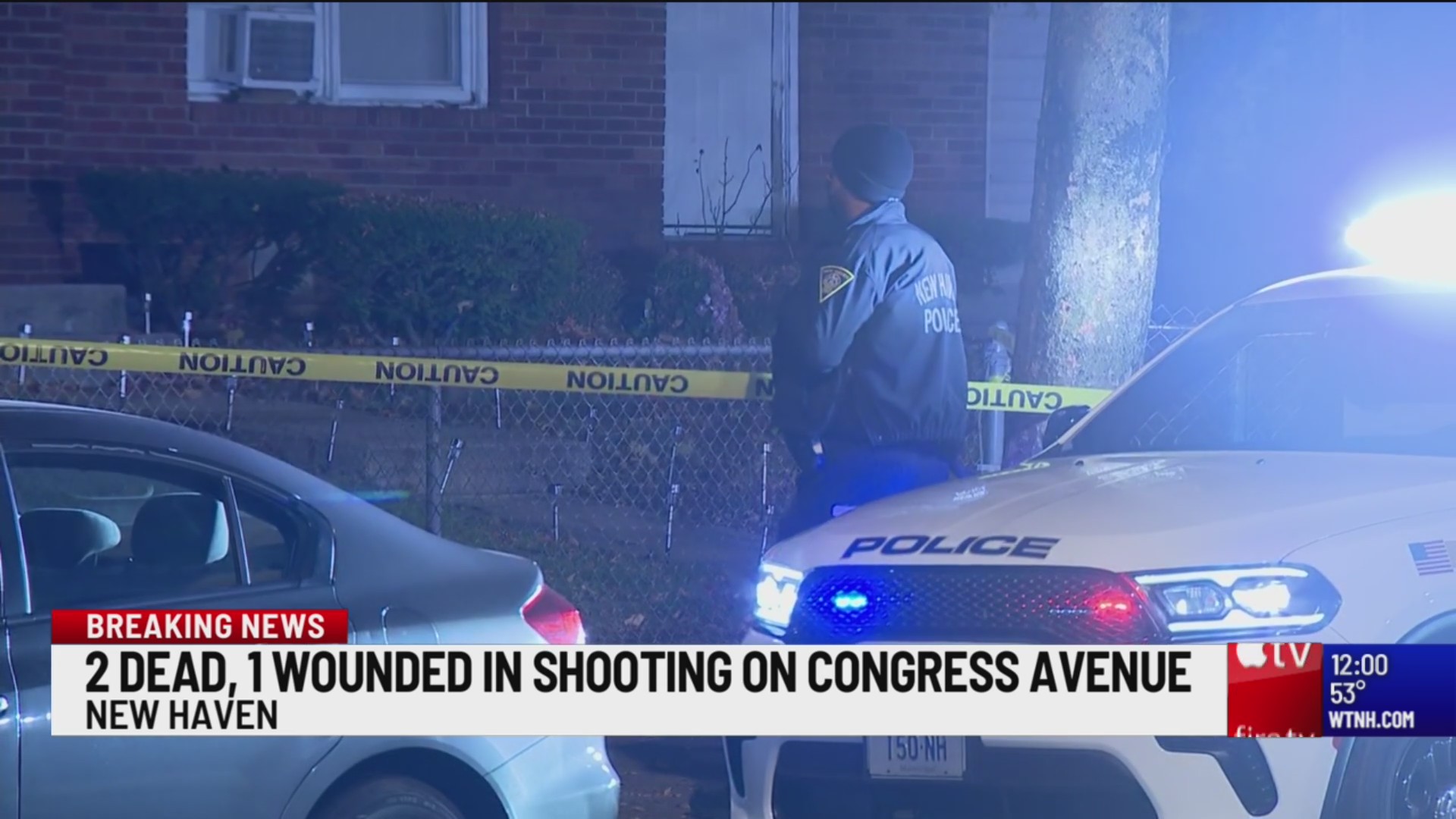 2 dead, 1 wounded in shooting on Congress Avenue in New Haven