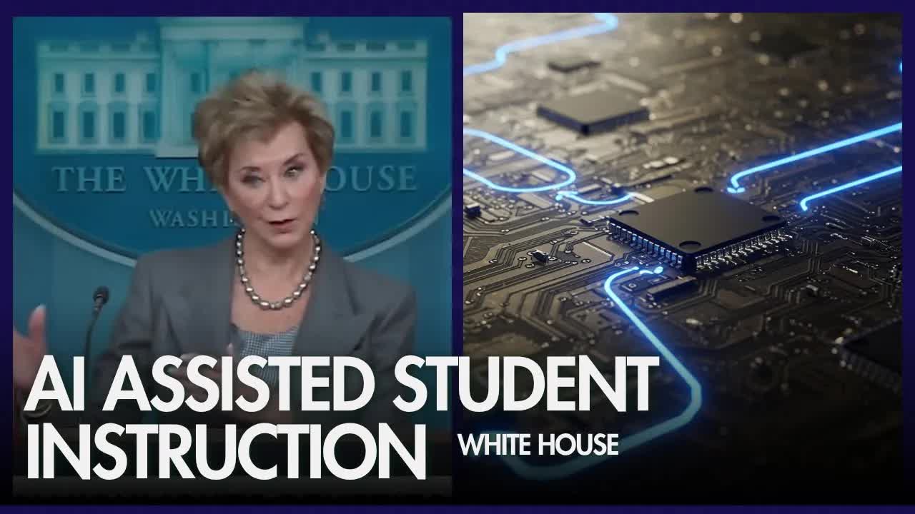 Sec. McMahon highlights benefits seen in AI assisted student instruction