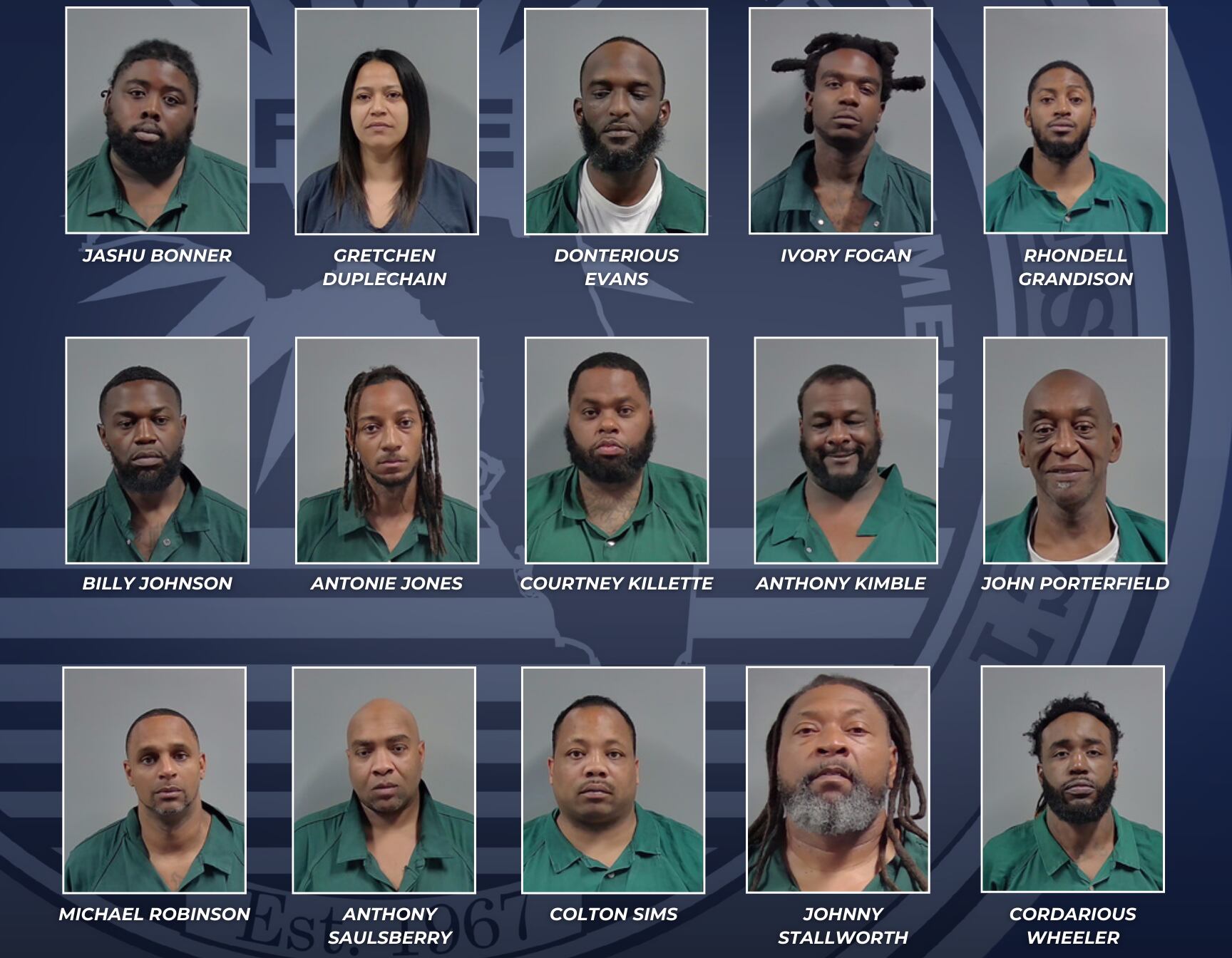 15 arrested after more than 14 pounds of fentanyl were seized in drug ...