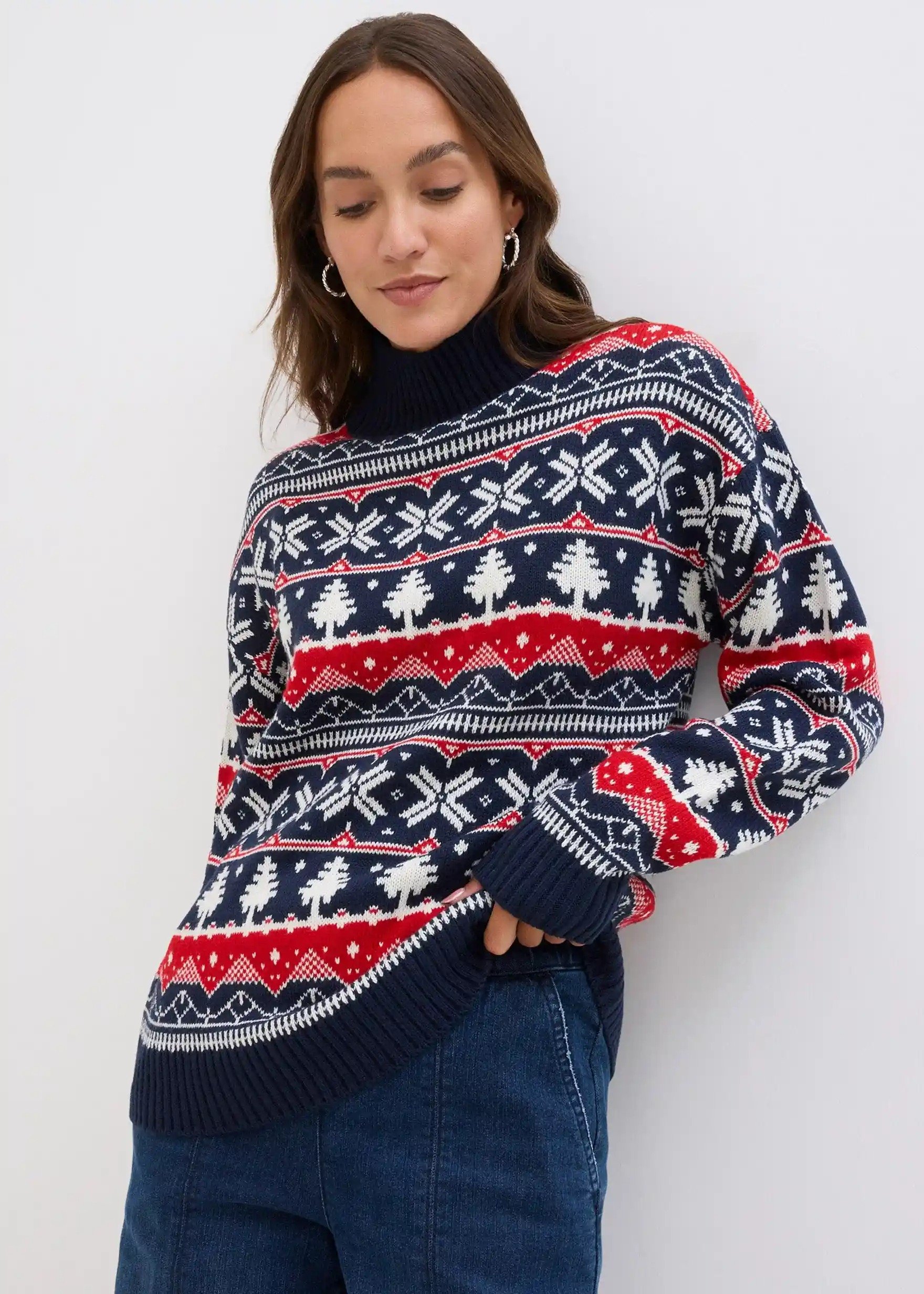 Bonprix Weihnachtspullover Damen