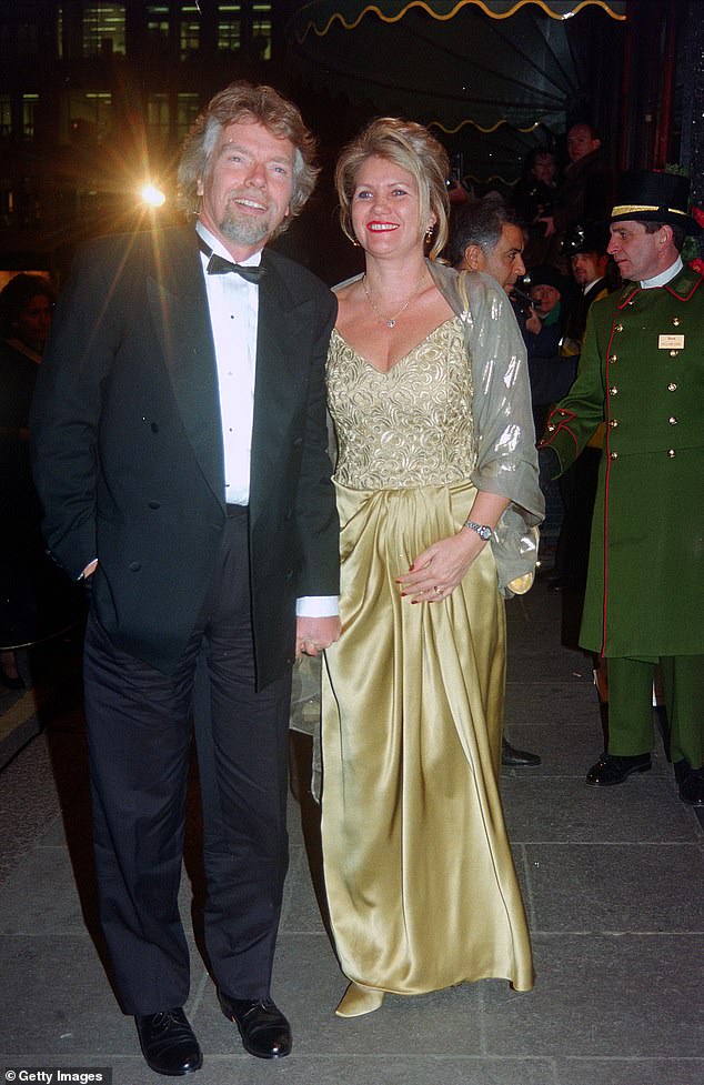 The couple pictured in 1996 during a charity dinner at Harrods