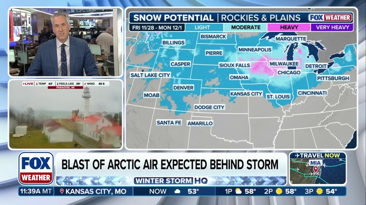 Major winter storm expected to snarl post-Thanksgiving travel plans for ...