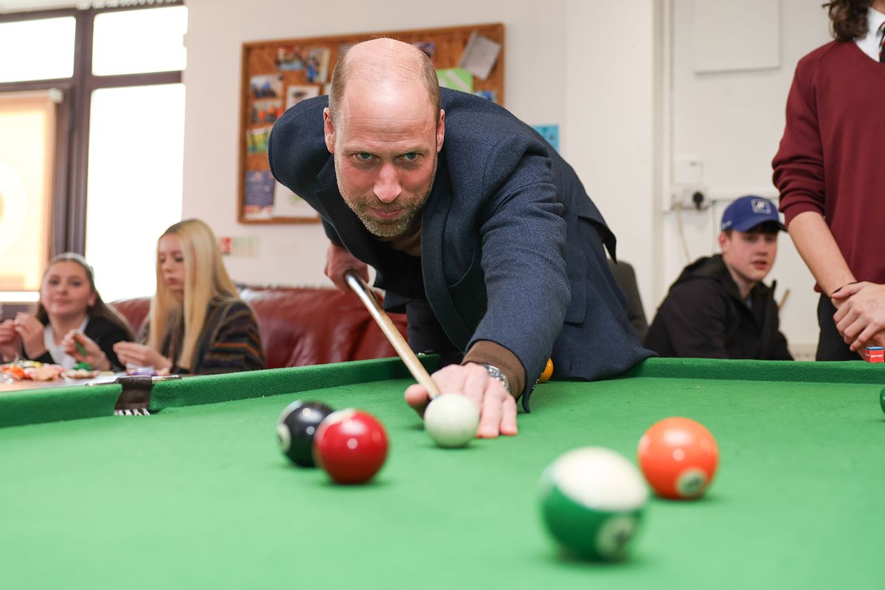 Ryan Jenkinson / Kensington Palace Prince William at Youth Shedz in Wales on Nov. 25, 2025