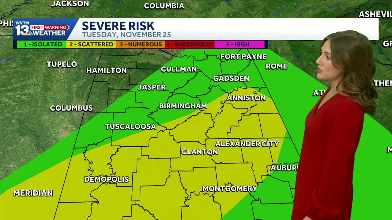 Tornado Watch issued for Alabama counties until 6pm