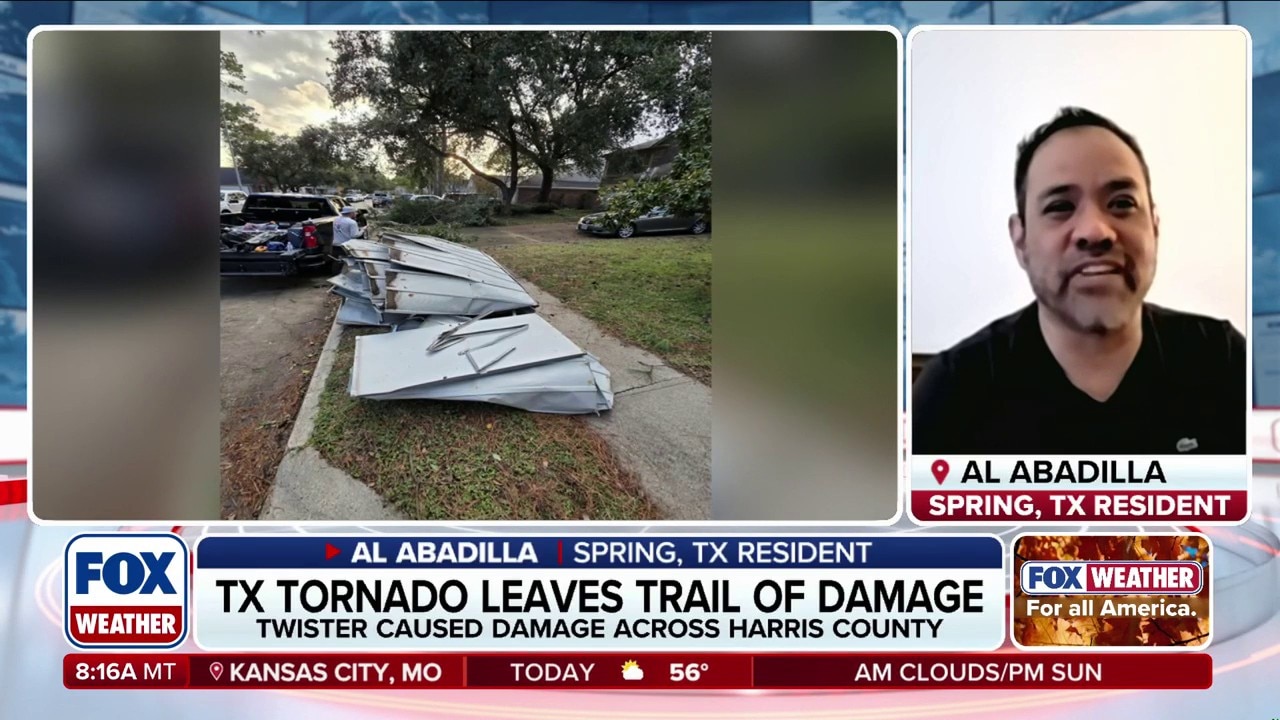 Spring, Texas resident joins FOX Weather to recount his experience ...