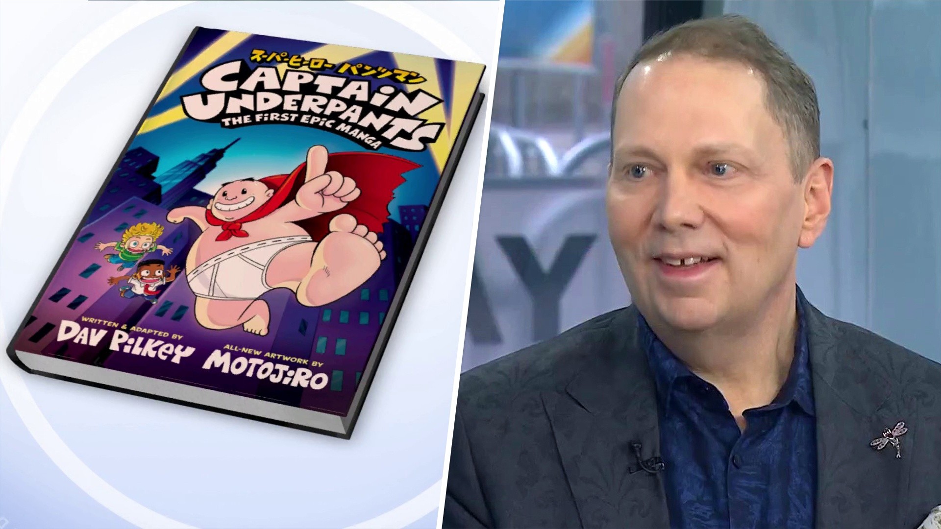 Dave Pilkey Shares Exclusive Look 'Captain Underpants' Manga