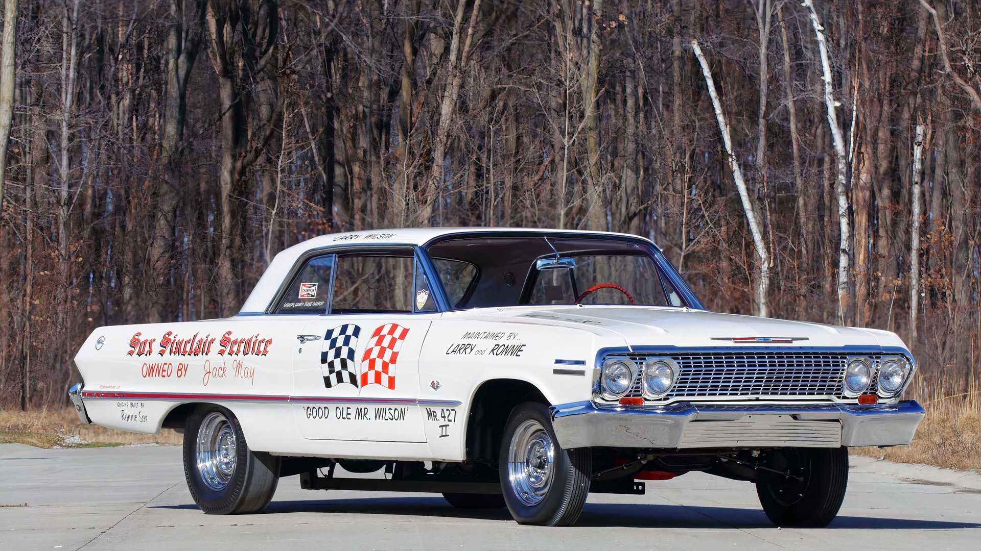3/4 front view of 1963 Chevrolet Impala Z11
