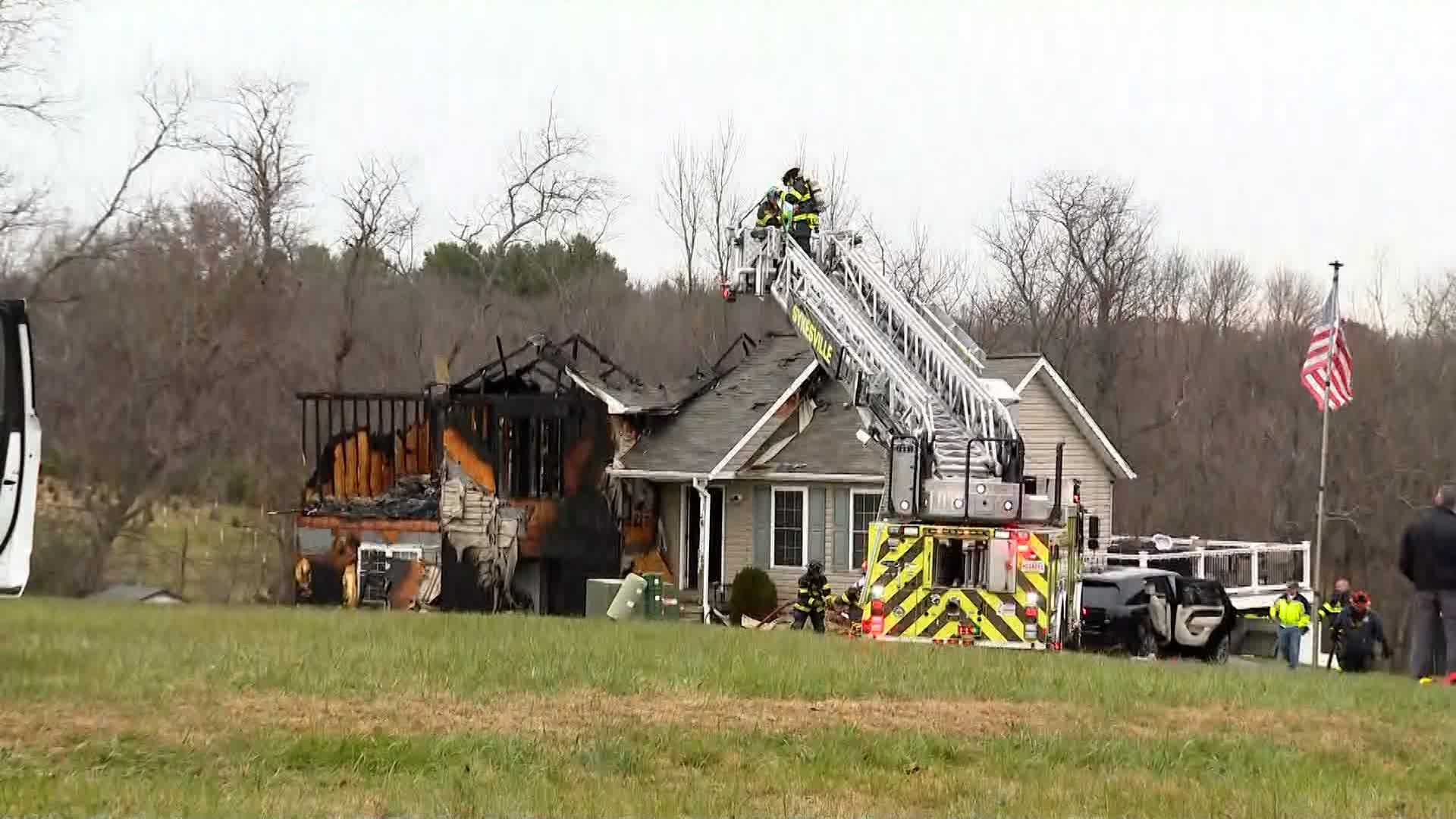 House fire was intentionally set by estranged husband, officials say
