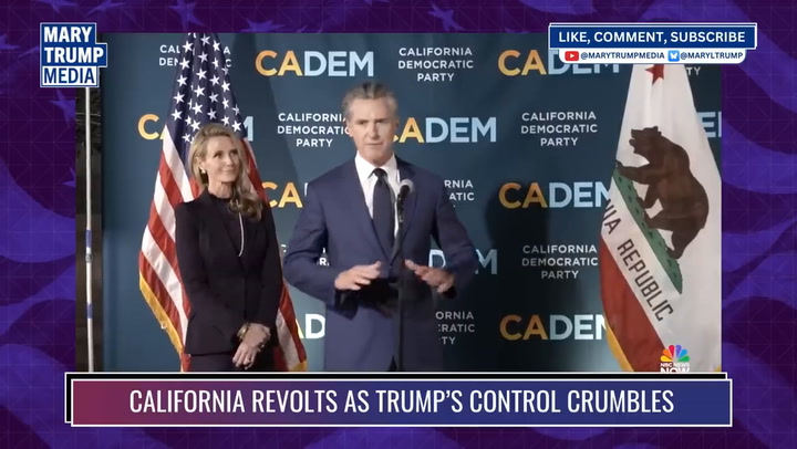 Trump’s Niece Says He’s ‘Furious’ About Newsom’s Trolling