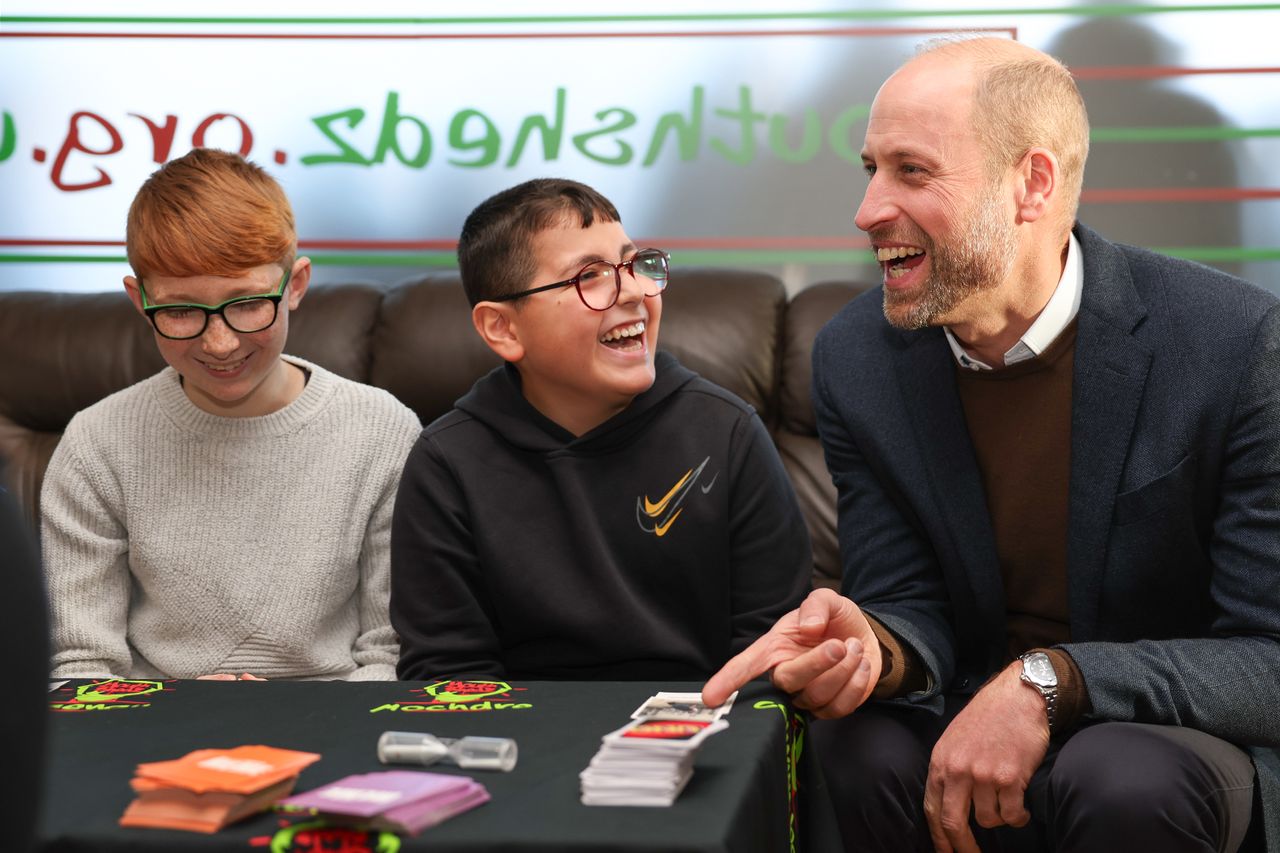 Ryan Jenkinson / Kensington Palace Prince William at Youth Shedz in Wales on Nov. 25, 2025