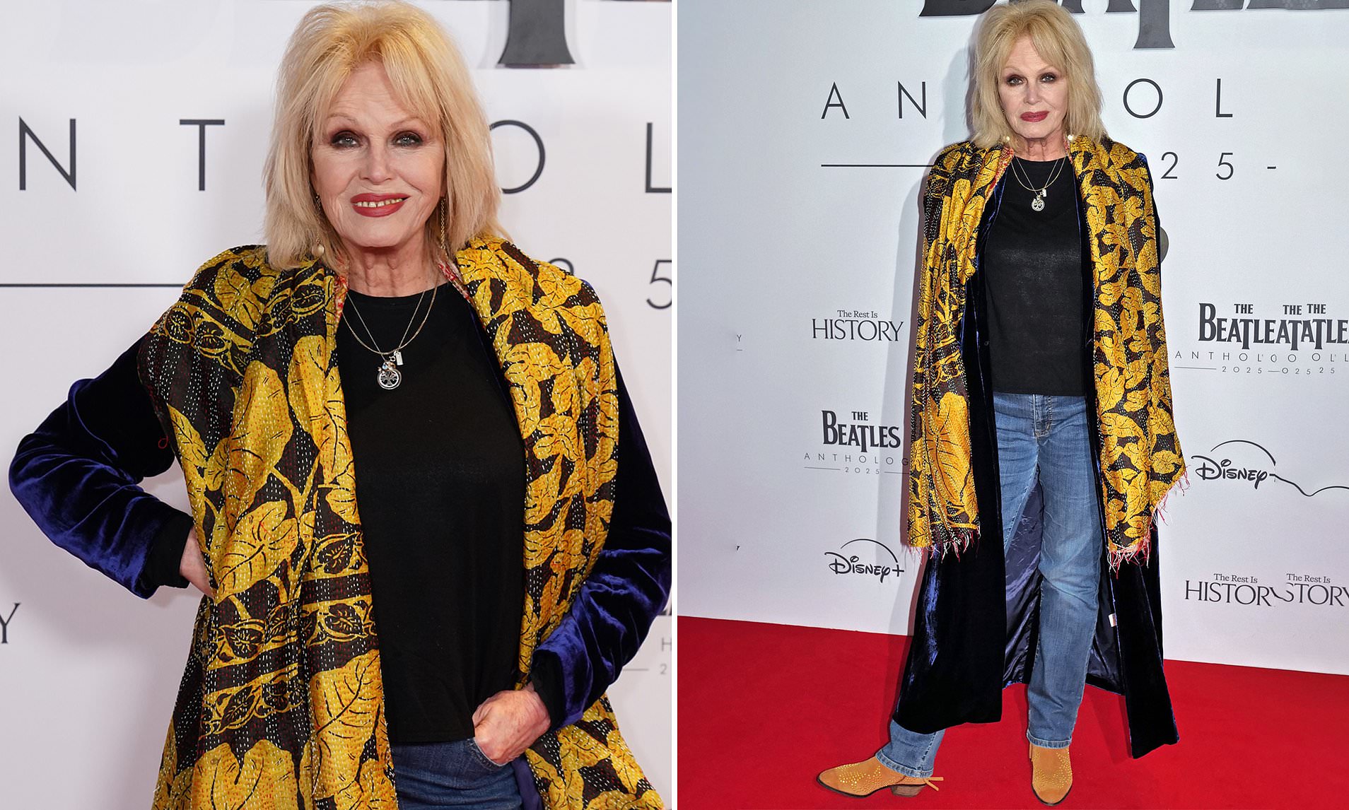 Joanna Lumley joins Paul McCartney's daughter Mary at The Beatles ...