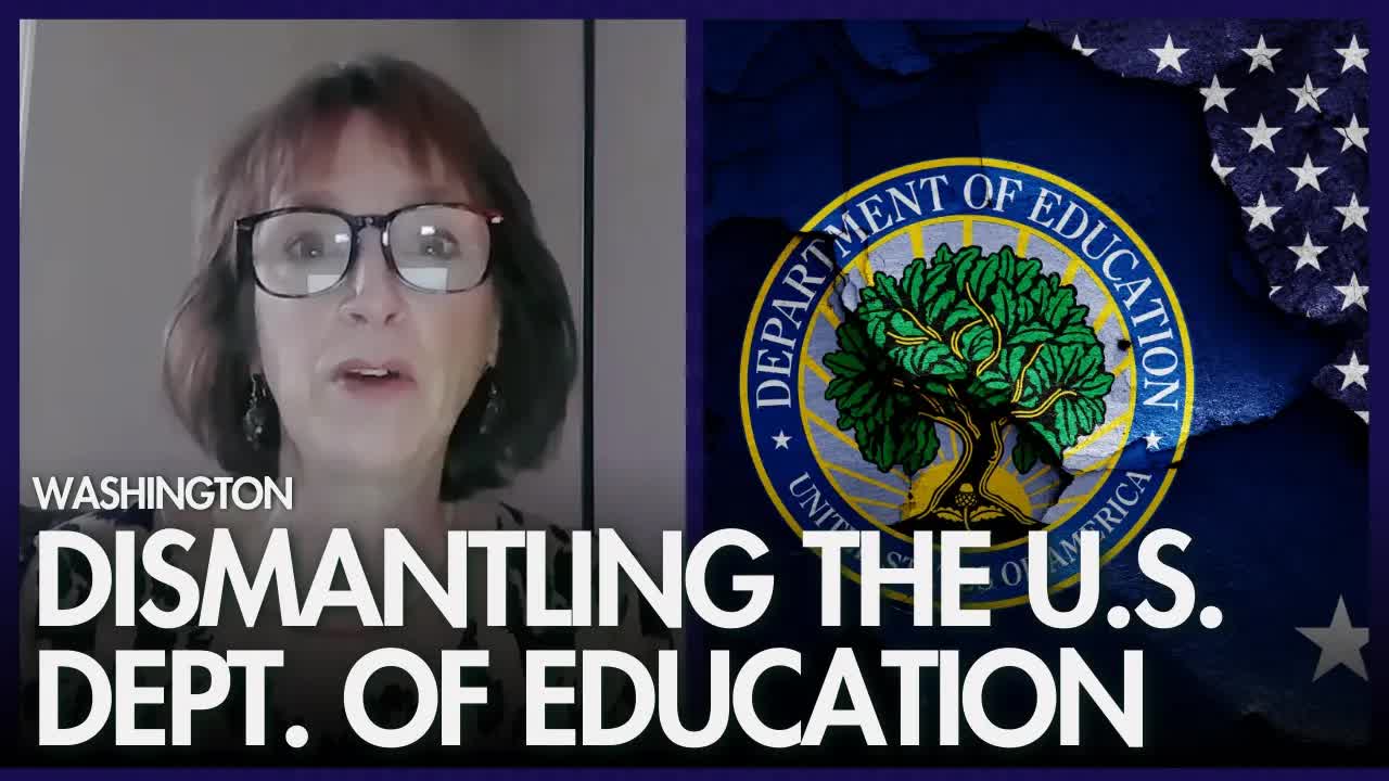Trump admin moving ahead with dismantling the US DEPT. of Education
