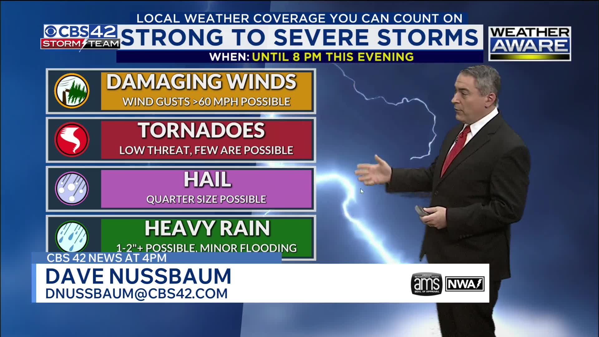 CBS 42 News at 4 pm
