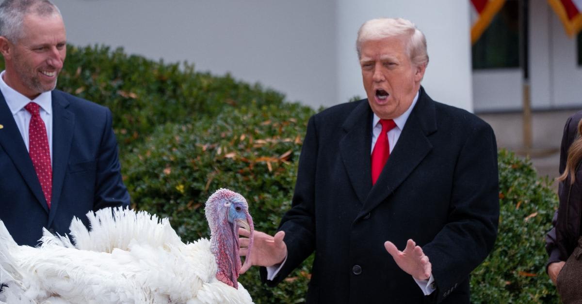 Donald Trump Mocks Joe Biden by Claiming Last Year's Turkey Pardon Was ...