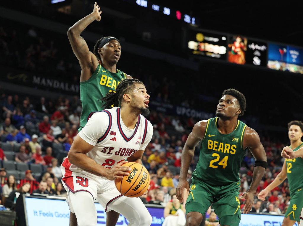 No. 14 St. John's hands Baylor its 1st loss, cruising to 96-81 win at ...