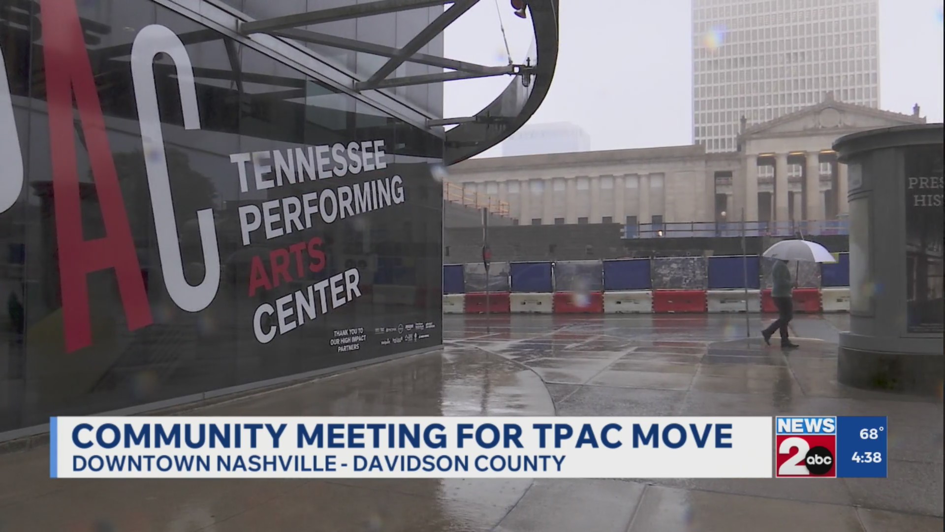 Community meeting for TPAC move