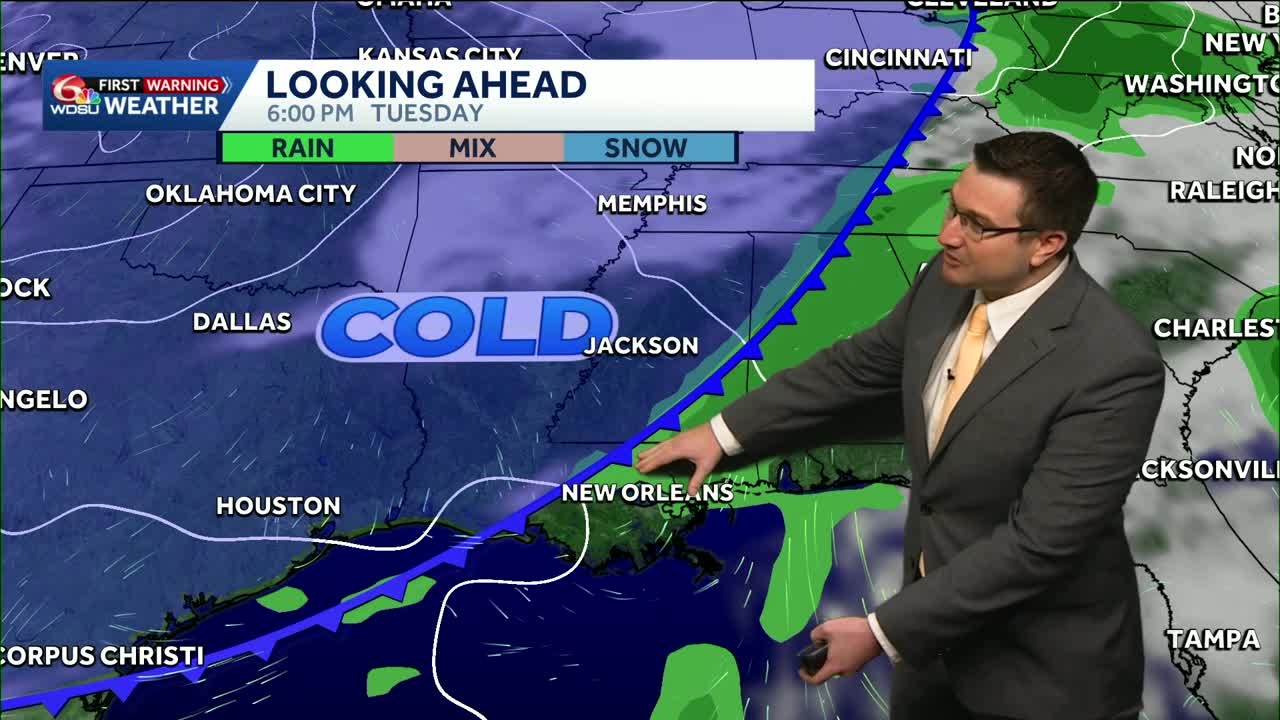 Tracking strong cold front and the next cool down