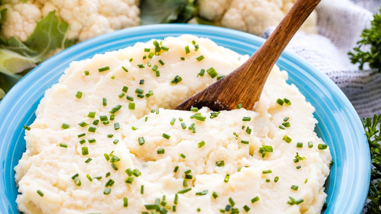 How to make parmesan mashed cauliflower | The Stay At Home Chef