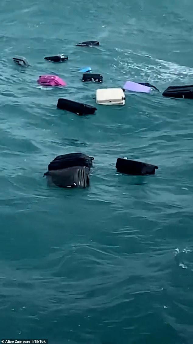 Tourists' luggage is swept out to sea after blunder, with Thai ferry's ...