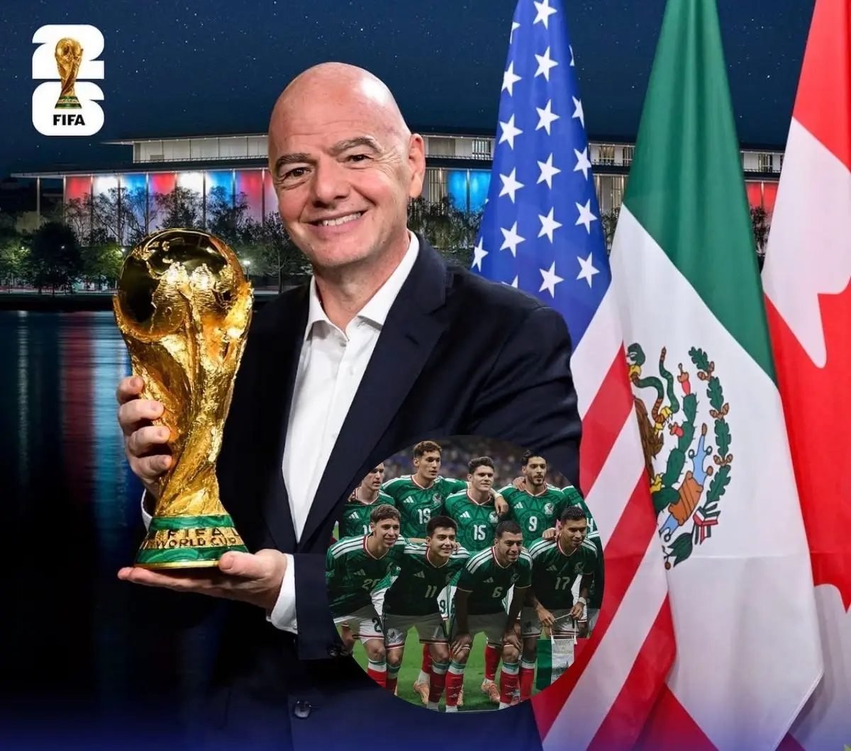 Confirmados los candidatos a rivales de México para el Mundial 2026