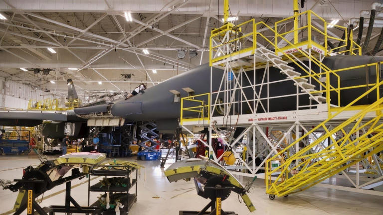 The B-1B Lancer bomber is a ‘devastating combat platform’ the Air Force ...