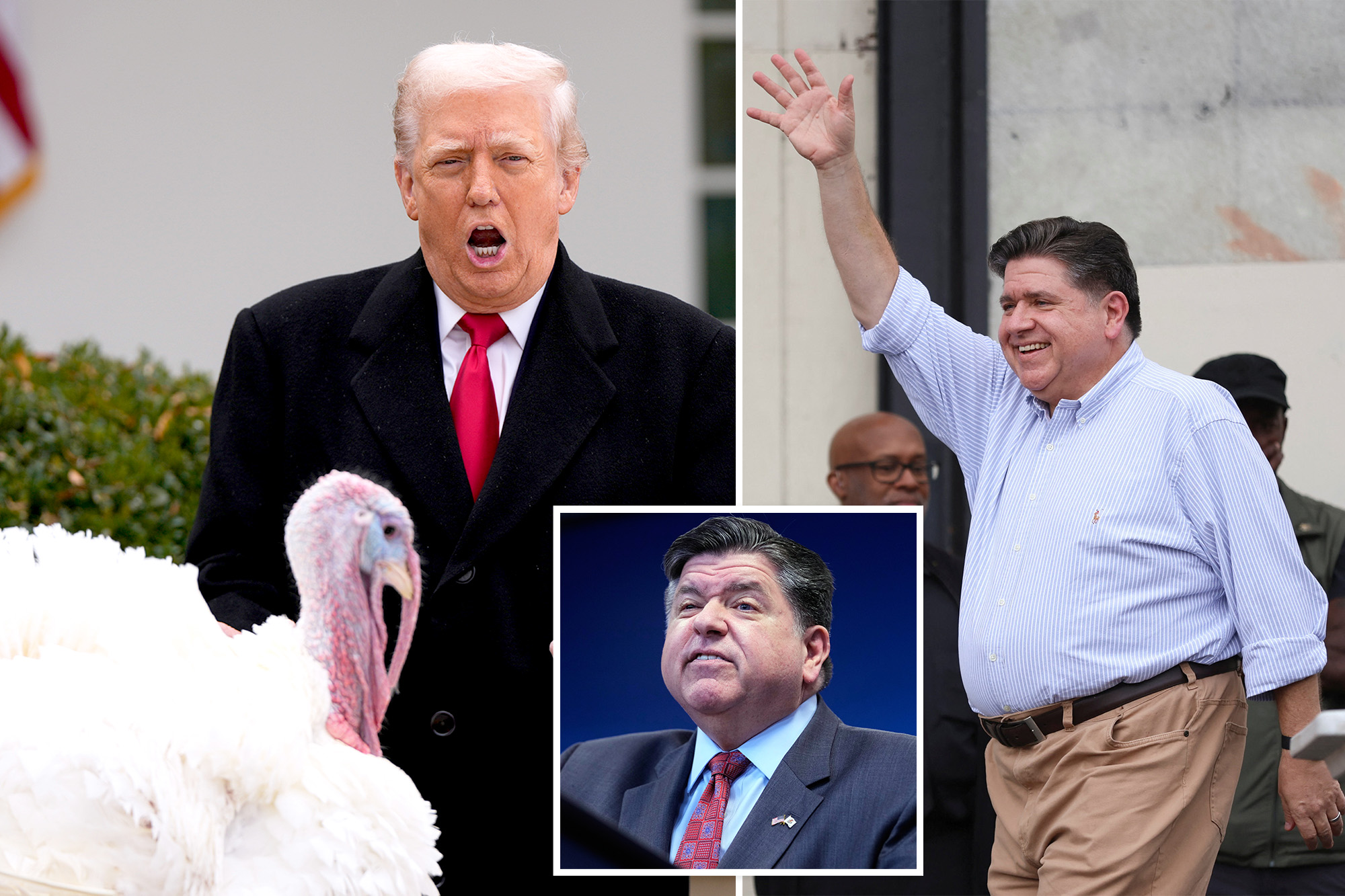 Trump brutally mocks ‘big, fat slob’ Chicagoi Gov. J.B. Pritzker during ...