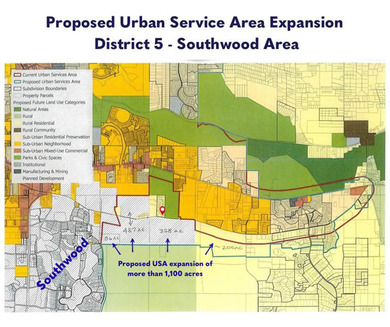 Leon County residents call to stop urban expansion near canopy road