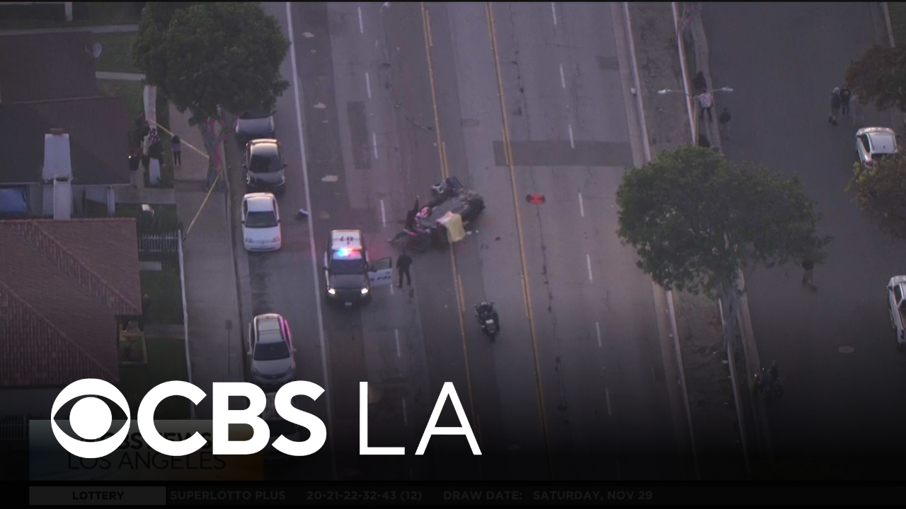 1 dead, 3 hospitalized in Huntington Beach multi-car crash