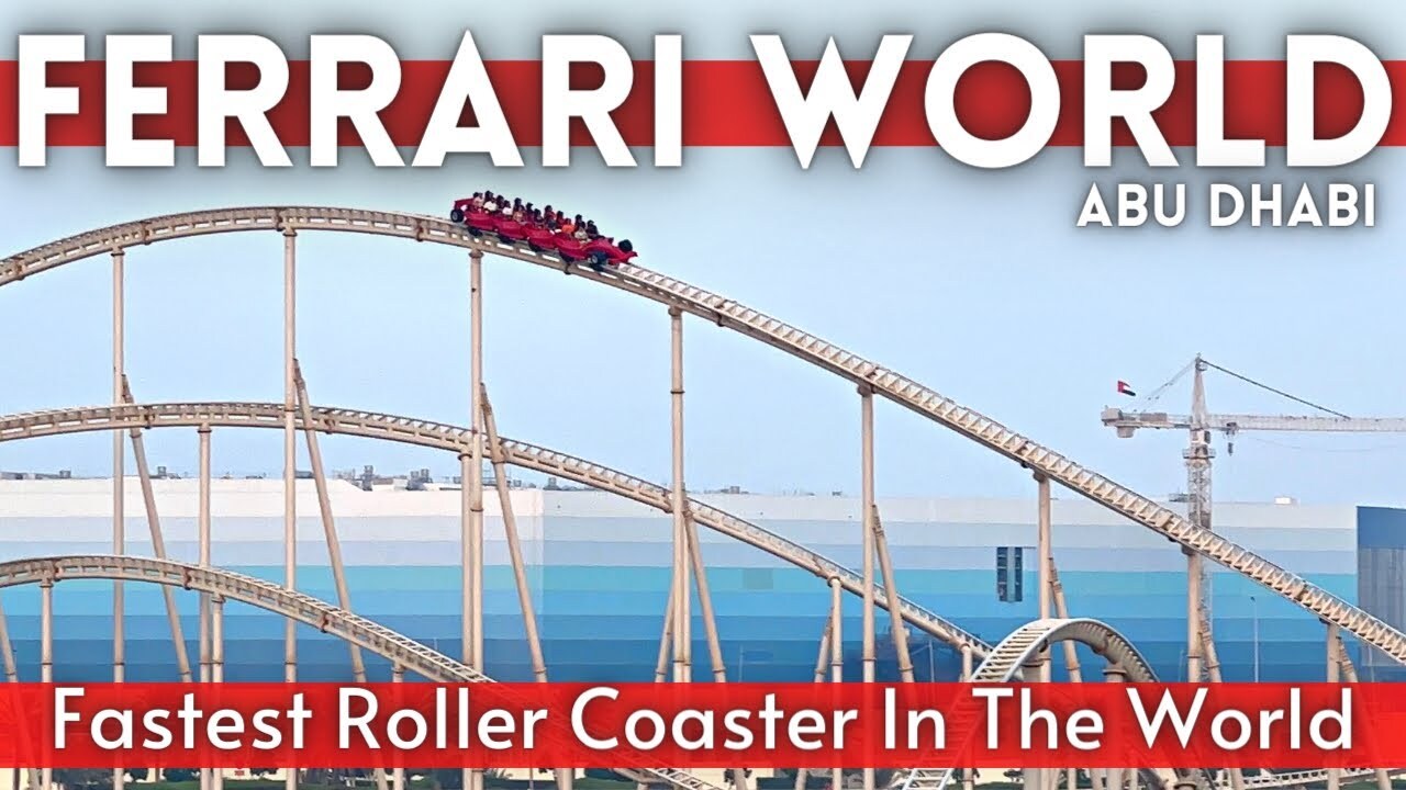 Ferrari World in Abu Dhabi Tour | Fastest Roller Coaster In The World!