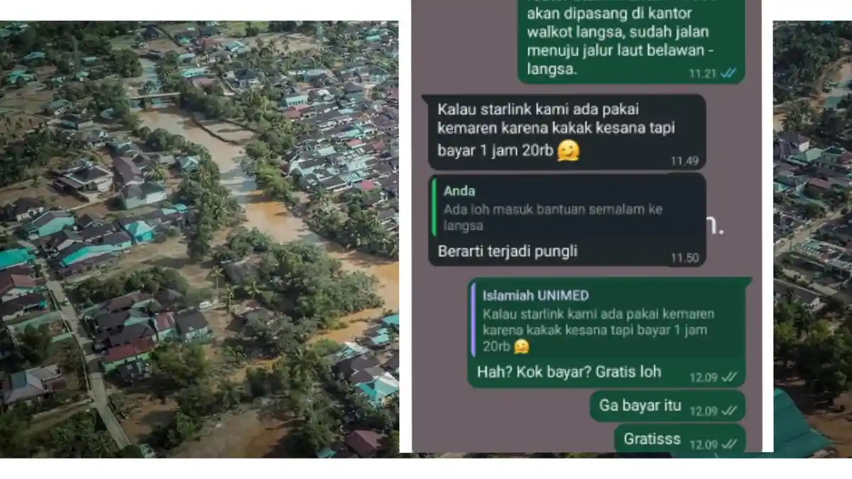 Korban Banjir Bayar Rp20 Ribu per Jam untuk Starlink, Meski Gratis, Modus Oknum Manfaatkan Kesempata