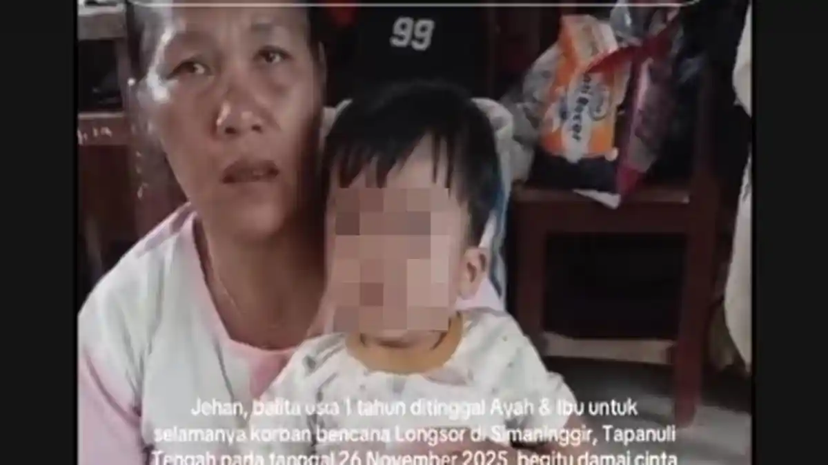 5 Hari Tanpa ASI, Bayi 1 Tahun Jadi Yatim Piatu Usai Orang Tua Tewas Longsor
