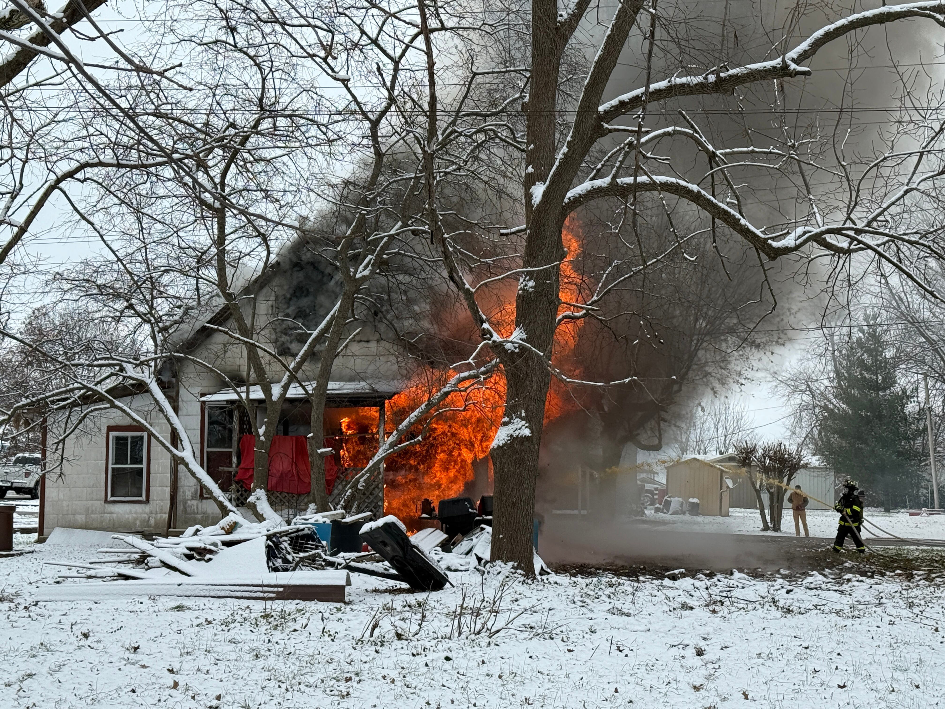 Officials: Kerosene heater may be cause of fire that injured one person