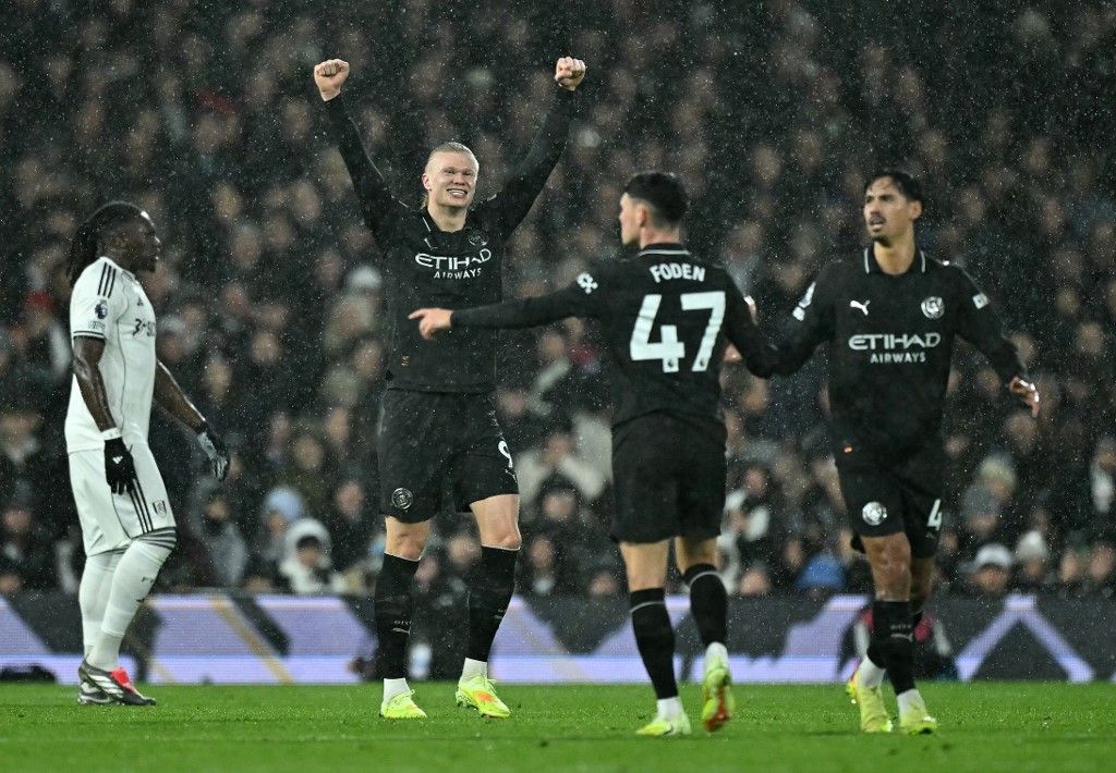 Hasil Liga Inggris - Drama 9 Gol di London Barat, Man City Hampir Kalah oleh Fulham