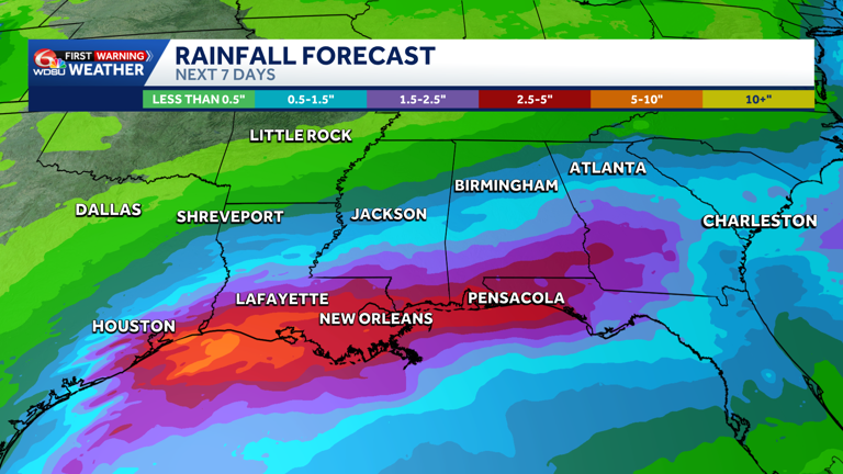 Cold start Wednesday! Heavy rain & flash flood risk Thursday-Friday.