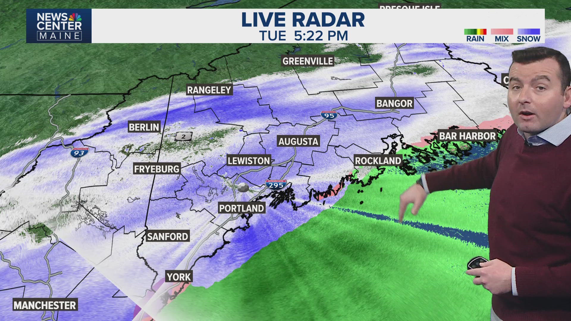 Maine statewide weather forecast 5 p.m.