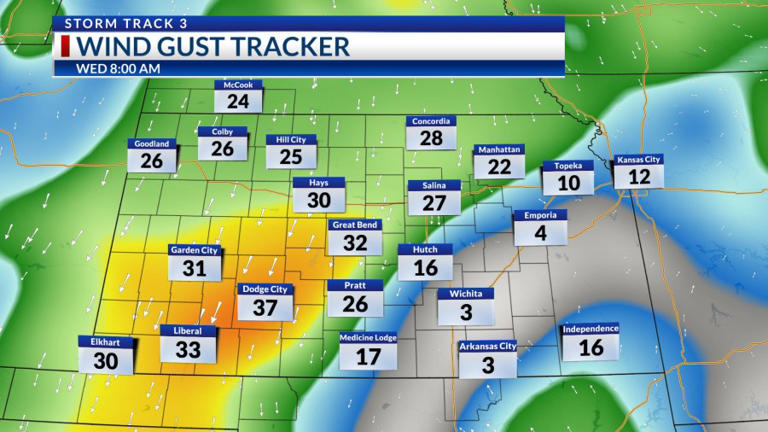 Storm Track 3 Forecast: Snow skirts by Wednesday with strong, colder winds