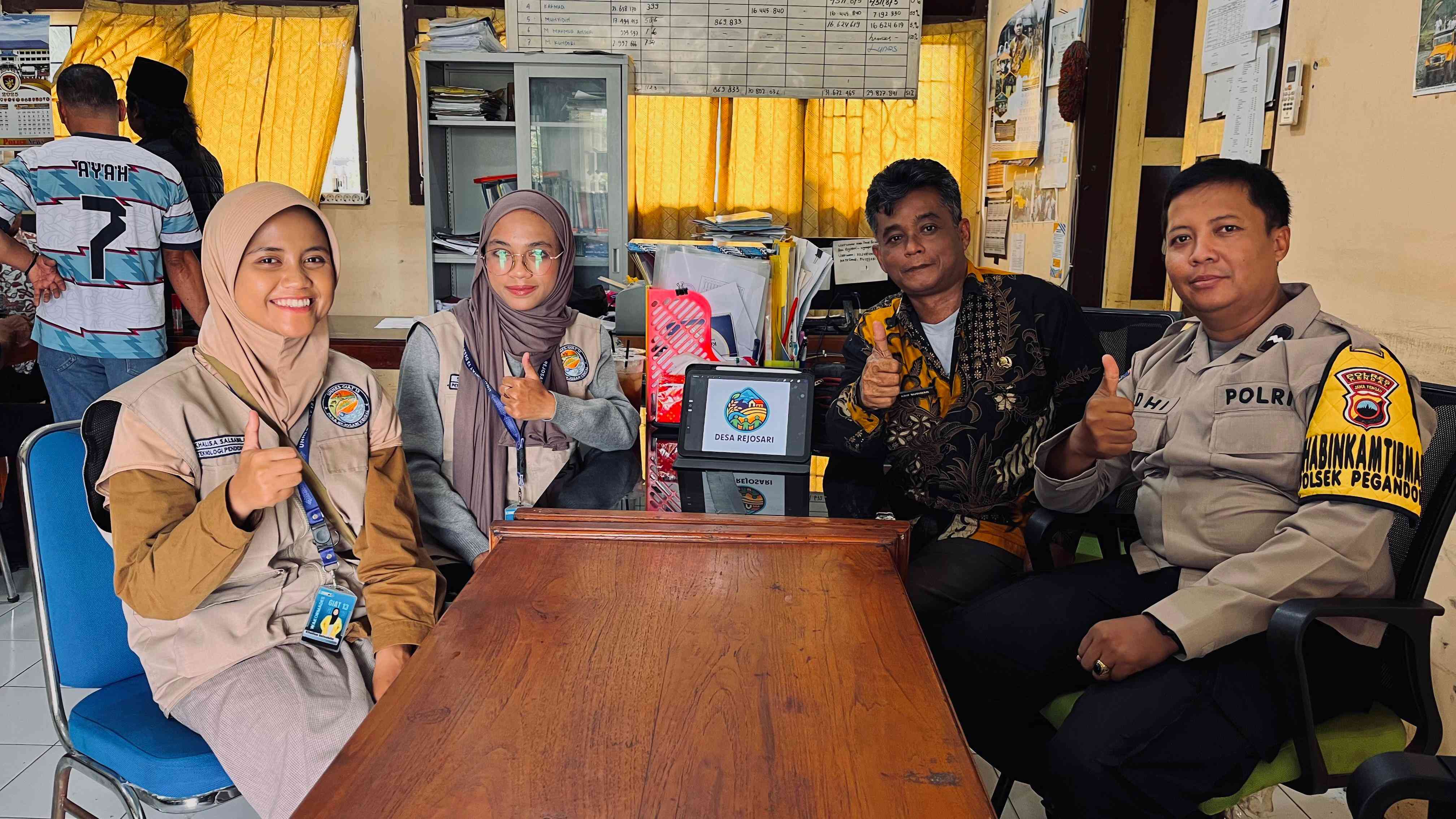 Identitas Visual Baru Desa Rejosari dari Kolaborasi KKN UNNES dan Pemerintah Desa