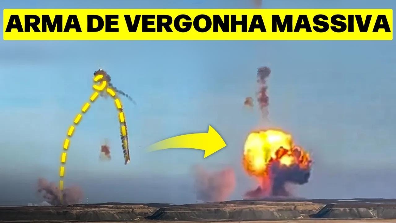 Míssil nuclear 'imparável' da Rússia explode na cara de Putin
