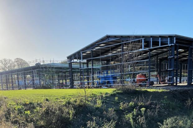 First phase of new business park units reaches key milestone