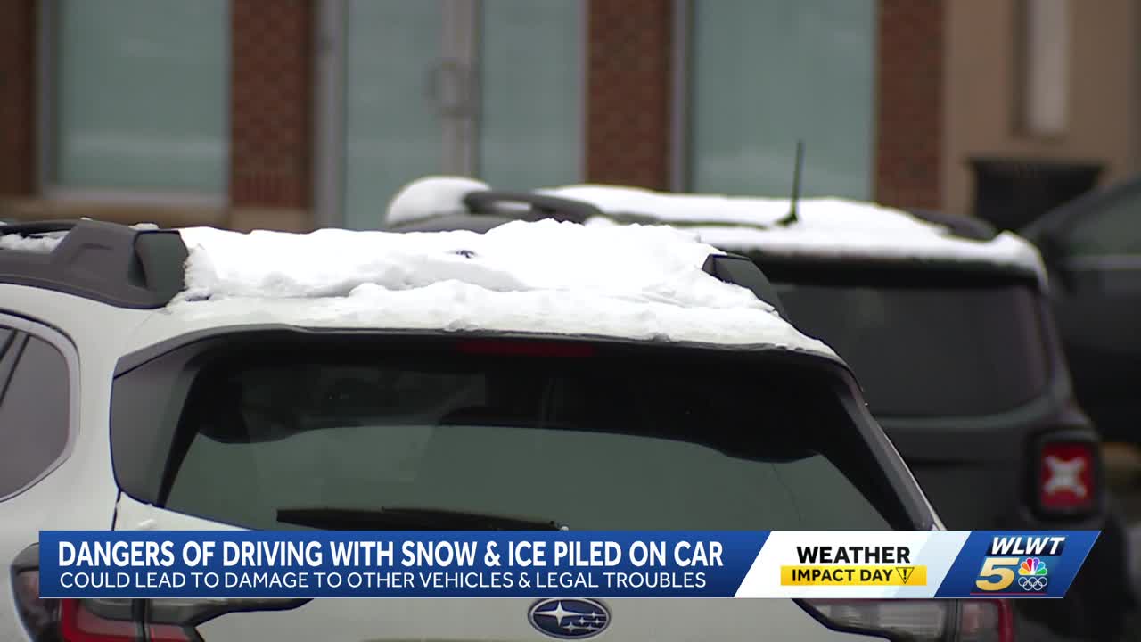 Is it illegal to drive with snow on your car? What Ohio, Kentucky and ...